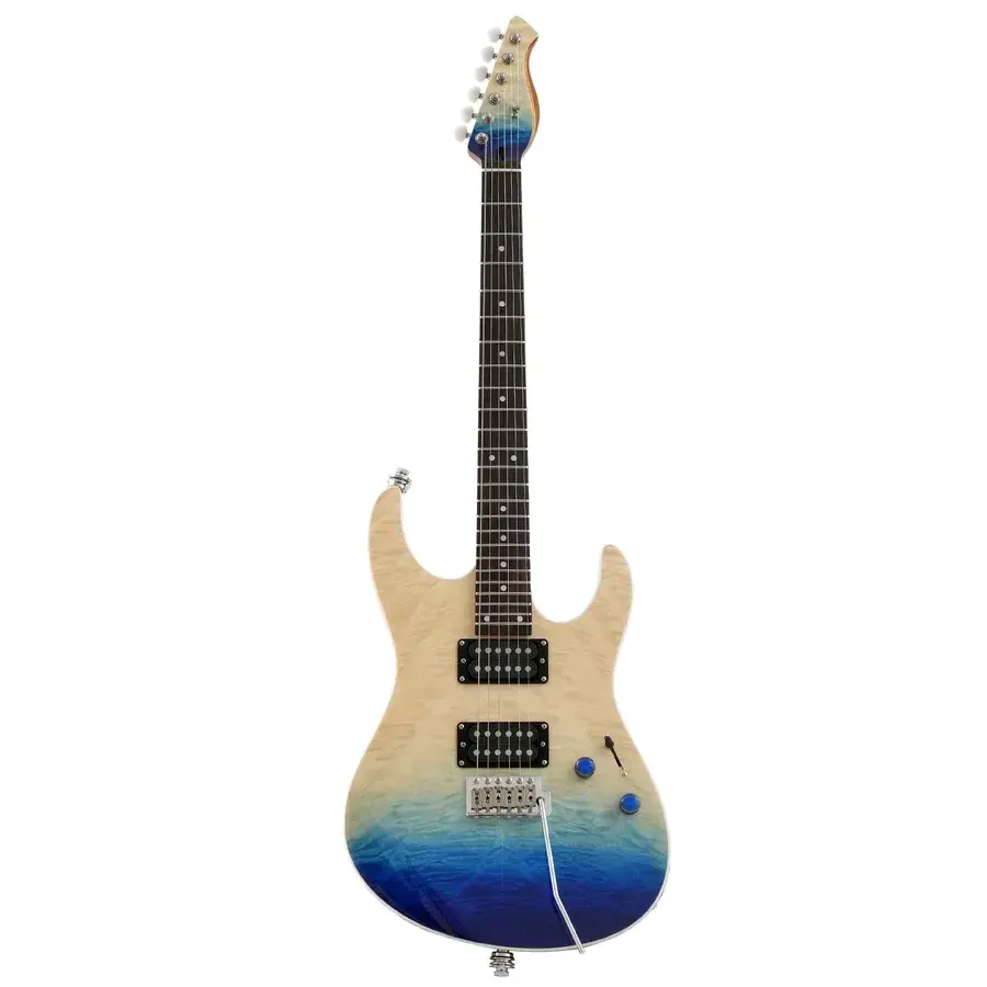 Artist Vireon Beach Flame electric guitar with humbucker pickups and quilted maple top